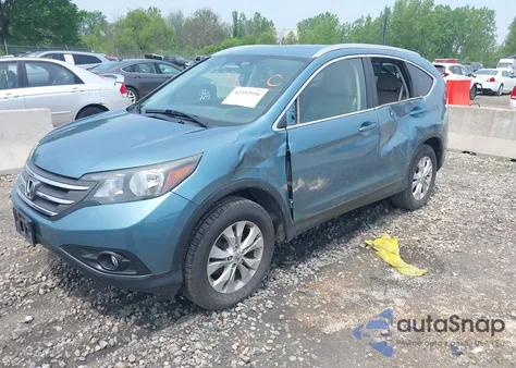 2014 Honda Cr-V Ex-L z USA, uszkodzony, nr VIN 5J6RM4H77EL089554